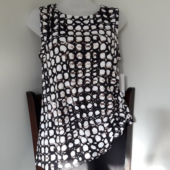 Croft & Barrow Ruched Side Top NWT - Picture 2 of 8